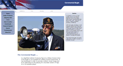 Desktop Screenshot of ceremonialbugle.com